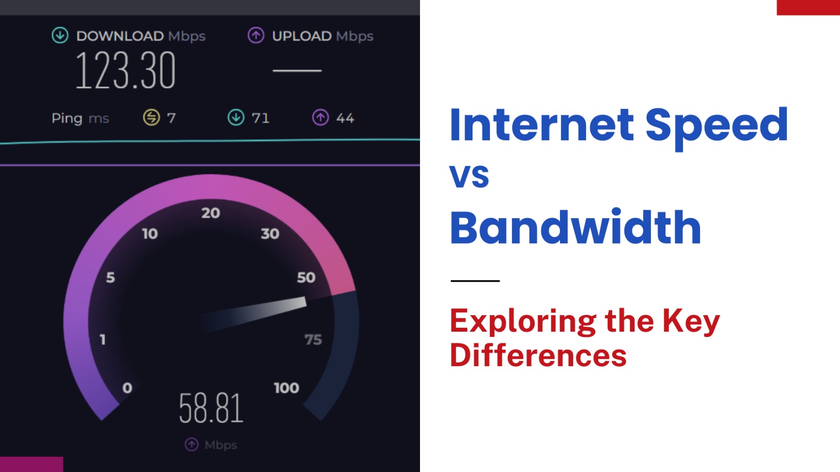 Internet Speed vs. Bandwidth: Exploring the Key Differences